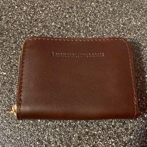 Small Portland leather goods wallet